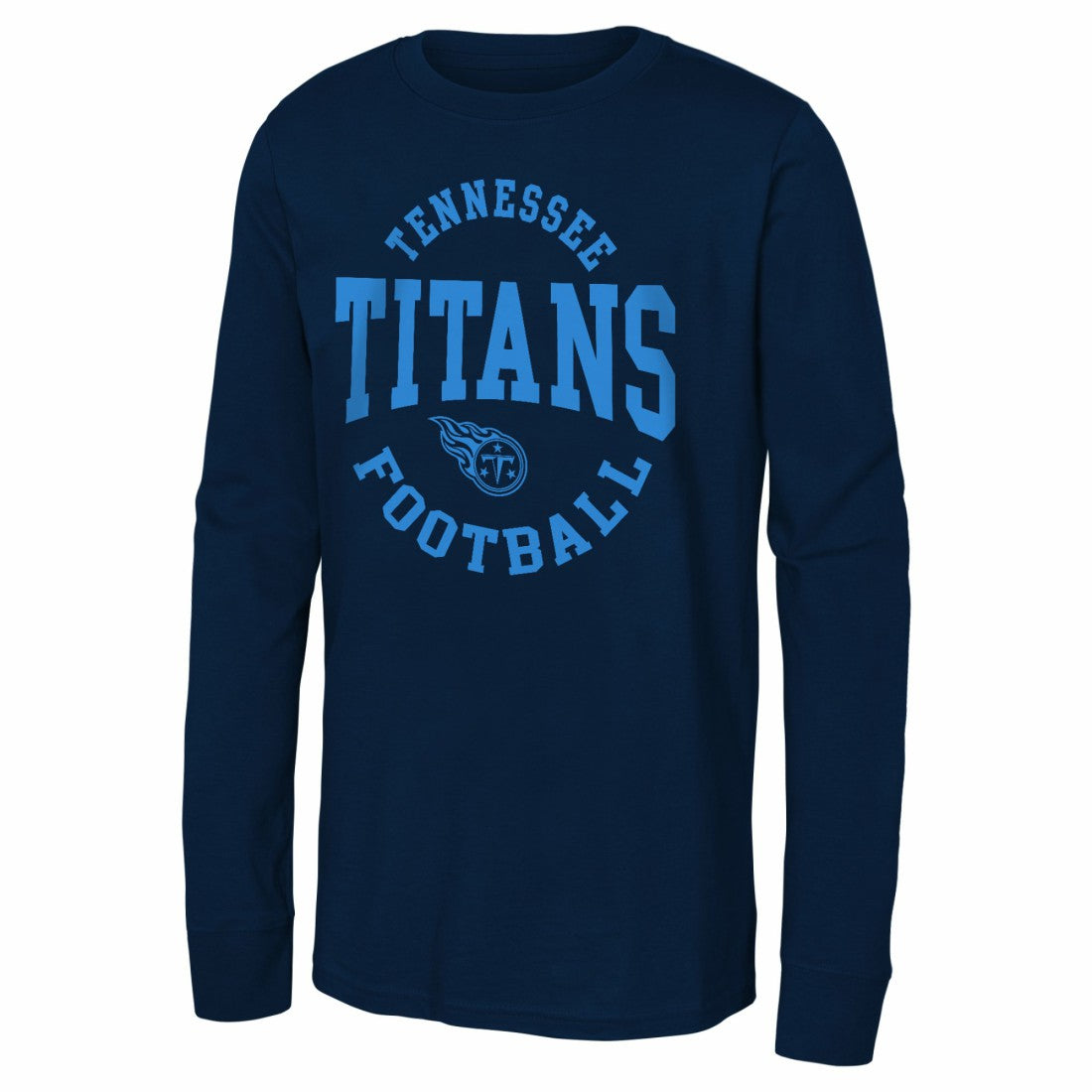 Tennessee Titans Youth Around The Block Long Sleeve T-Shirt Navy