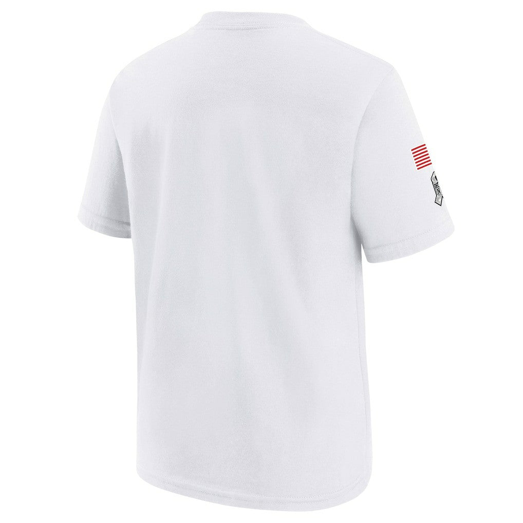 New York Jets Youth 2024 Salute To Service T-Shirt White