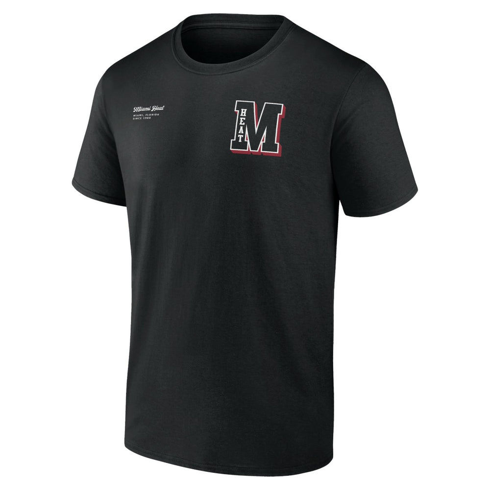Miami Heat Split Zone T-Shirt Black