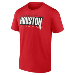 Houston Rockets Blocked Out T-Shirt Red