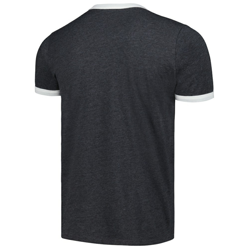 Chicago White Sox Majestic Threads Ringer Tri-Blend T-Shirt - Black T-shirts