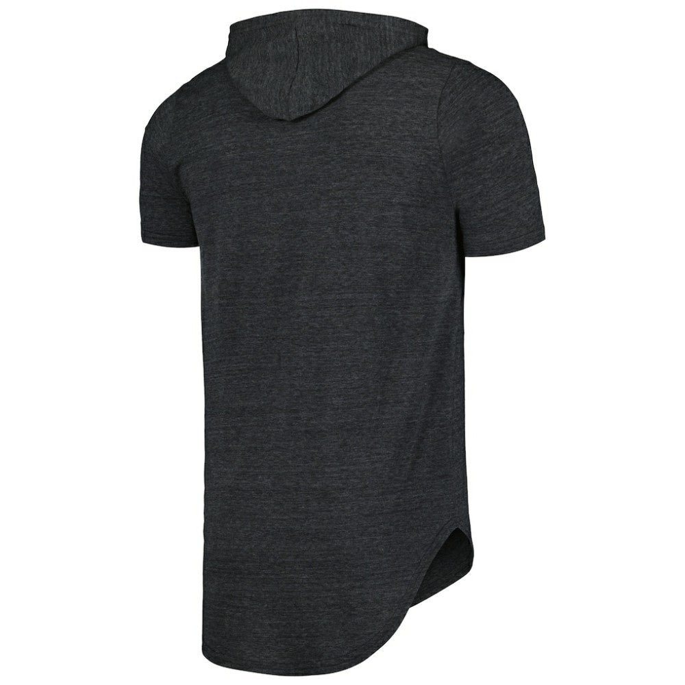 Pittsburgh Pirates Majestic Threads Tri-Blend Hoodie T-Shirt - Black Hoodies
