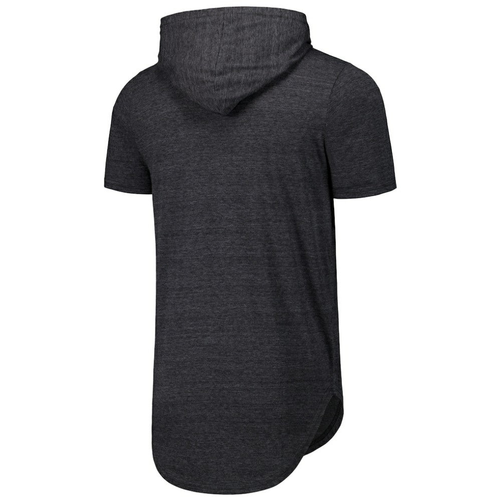 Tampa Bay Rays Majestic Threads Tri-Blend Hoodie T-Shirt - Black Hoodies