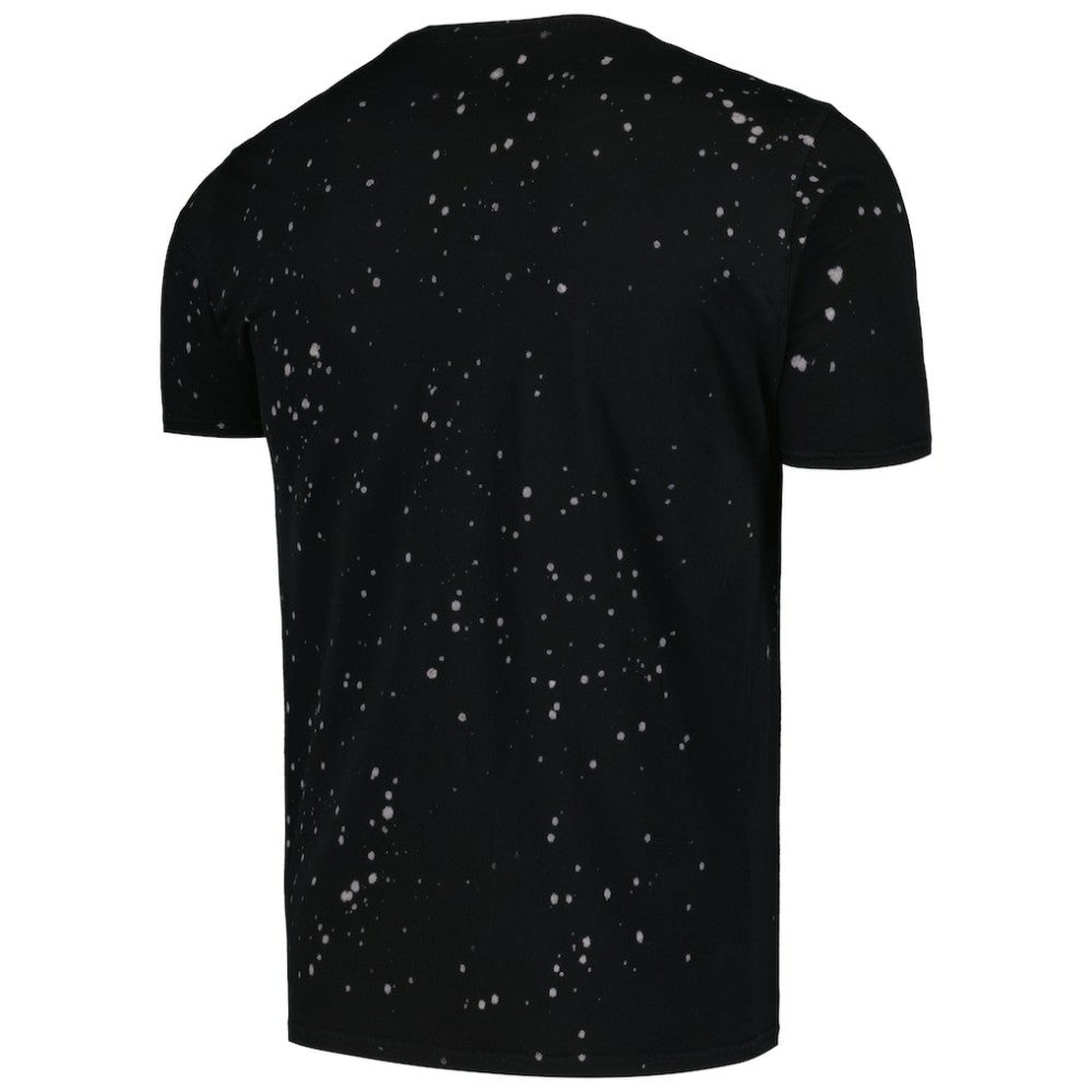 Chicago Cubs Majestic Threads Splatter T-Shirt - Black/White T-shirts