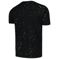Chicago Cubs Majestic Threads Splatter T-Shirt - Black/White T-shirts