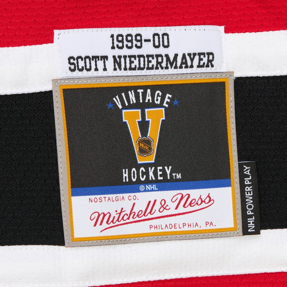 NHL Scott Niedermayer New Jersey Devils Mitchell & Ness Big & Tall 1999/00 Blue Line 2.0 Jersey - Red
