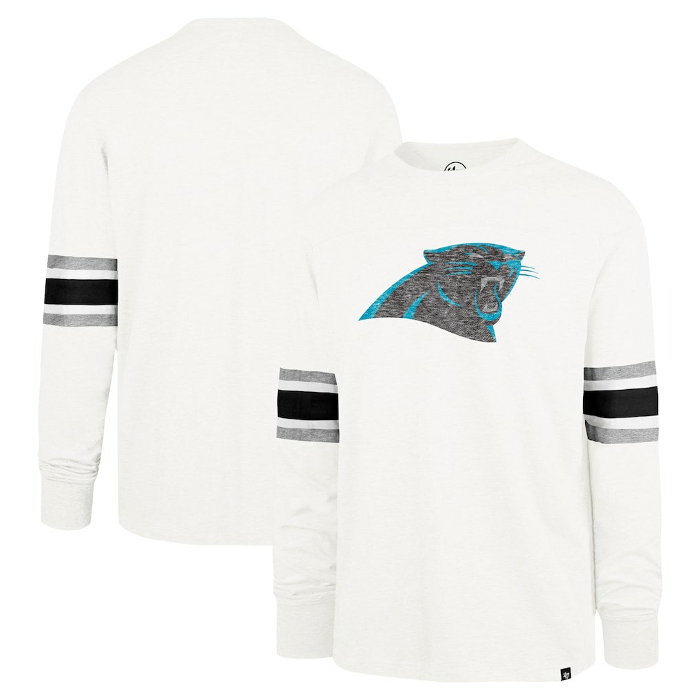 Carolina Panthers '47 Gridiron Premier Brex Long Sleeve T-Shirt White