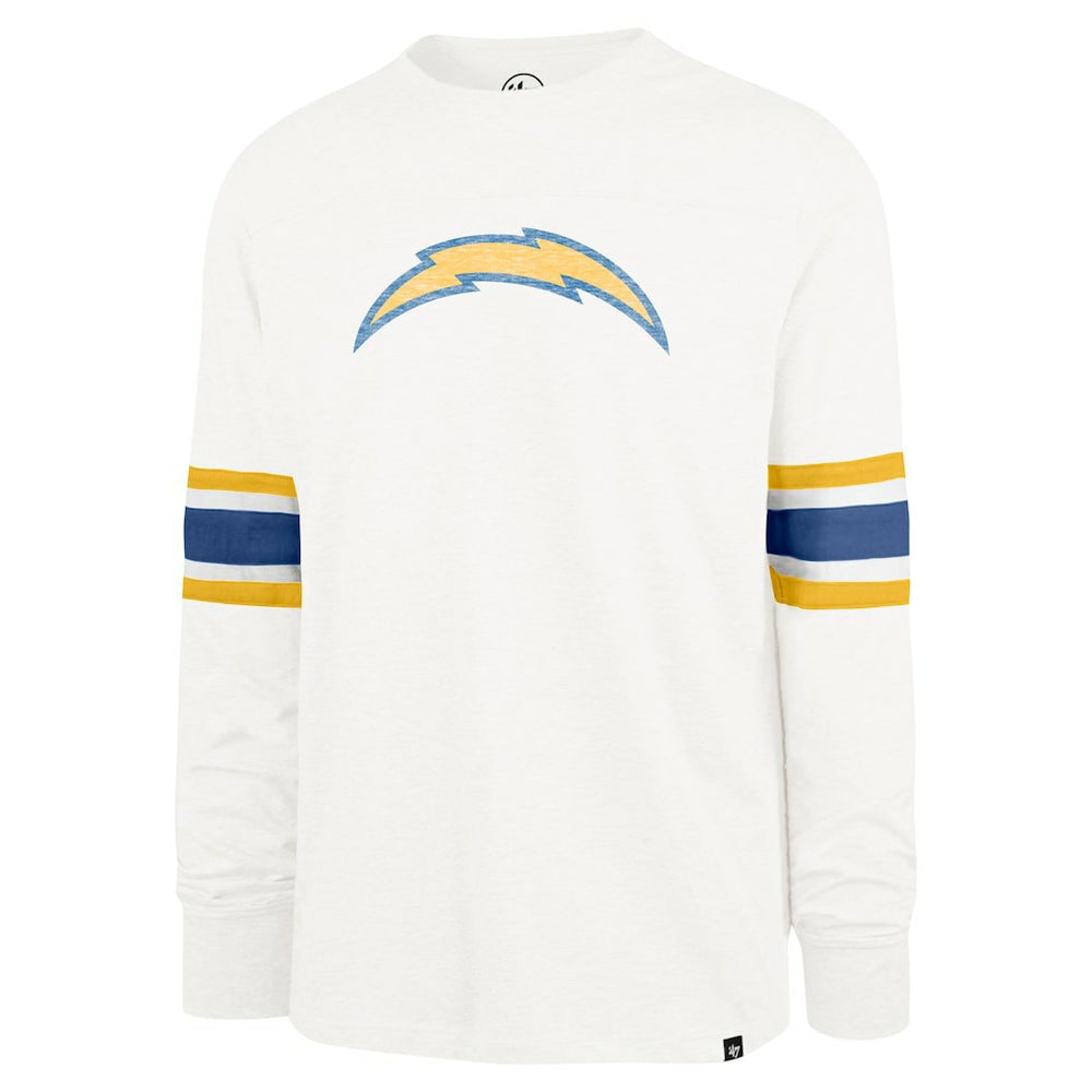 Los Angeles Chargers '47 Gridiron Premier Brex Long Sleeve T-Shirt White