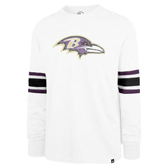Baltimore Ravens '47 Gridiron Premier Brex Long Sleeve T-Shirt White