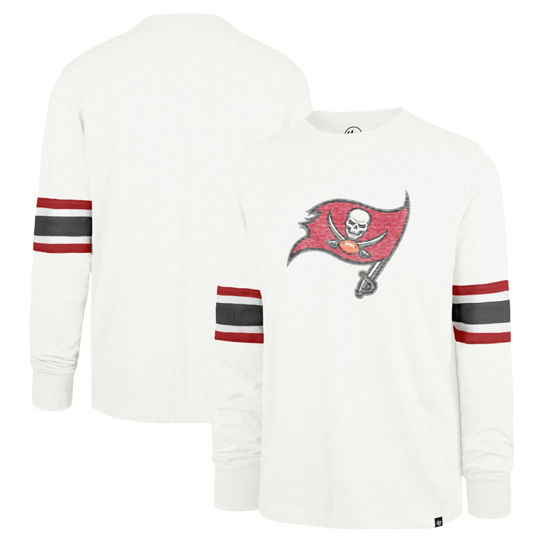 Tampa Bay Buccaneers '47 Gridiron Premier Brex Long Sleeve T-Shirt White
