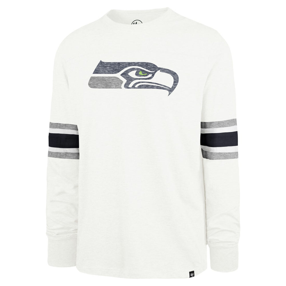 Seattle Seahawks '47 Gridiron Premier Brex Long Sleeve T-Shirt White