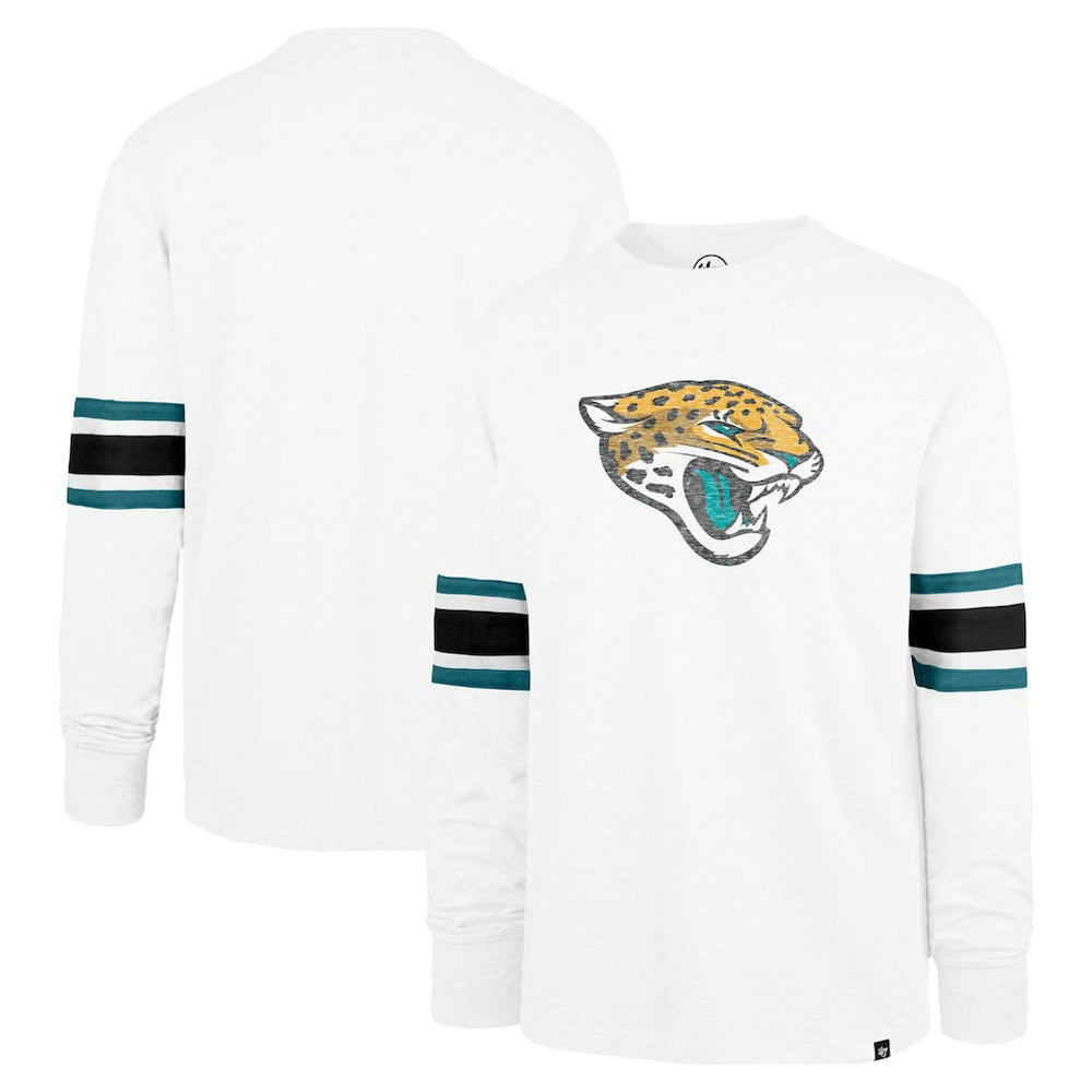 Jacksonville Jaguars '47 Gridiron Premier Brex Long Sleeve T-Shirt White