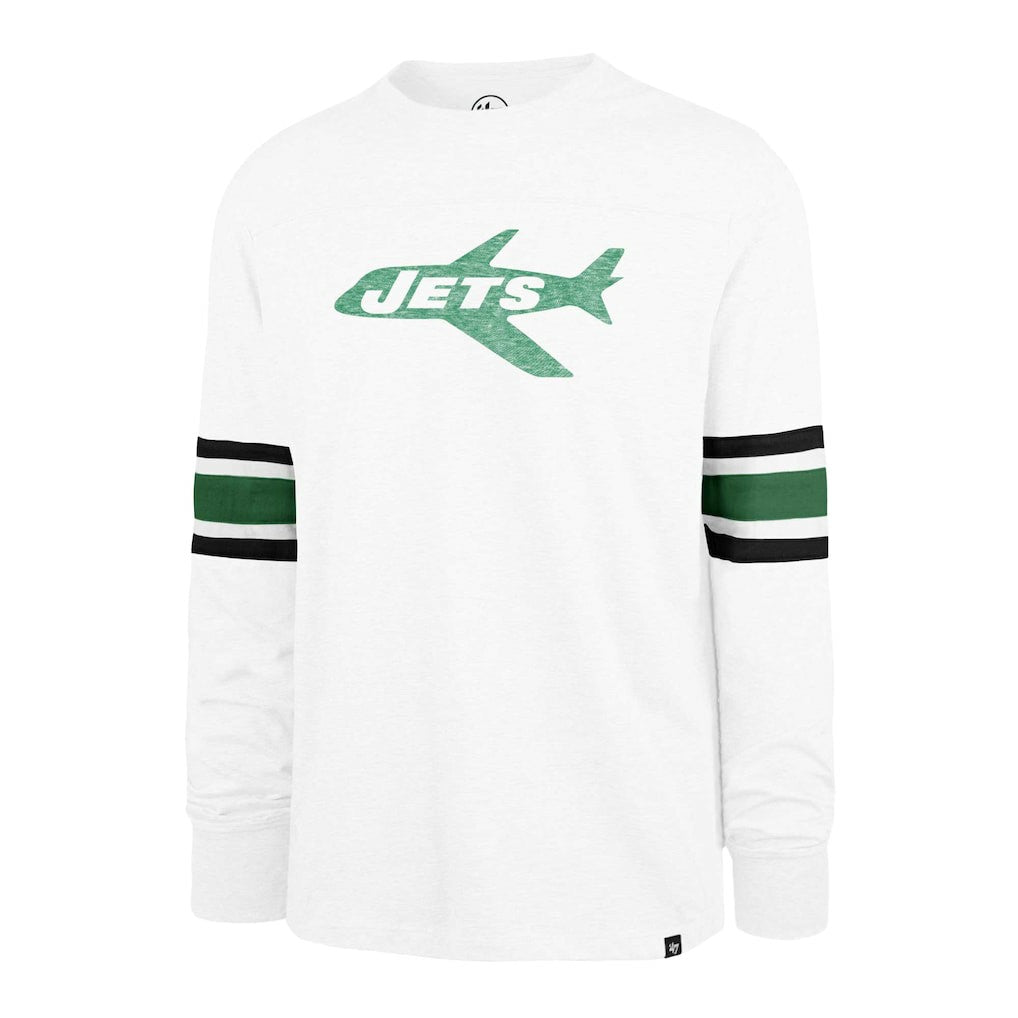 New York Jets '47 Gridiron Throwback Premier Brex Long Sleeve T-Shirt White