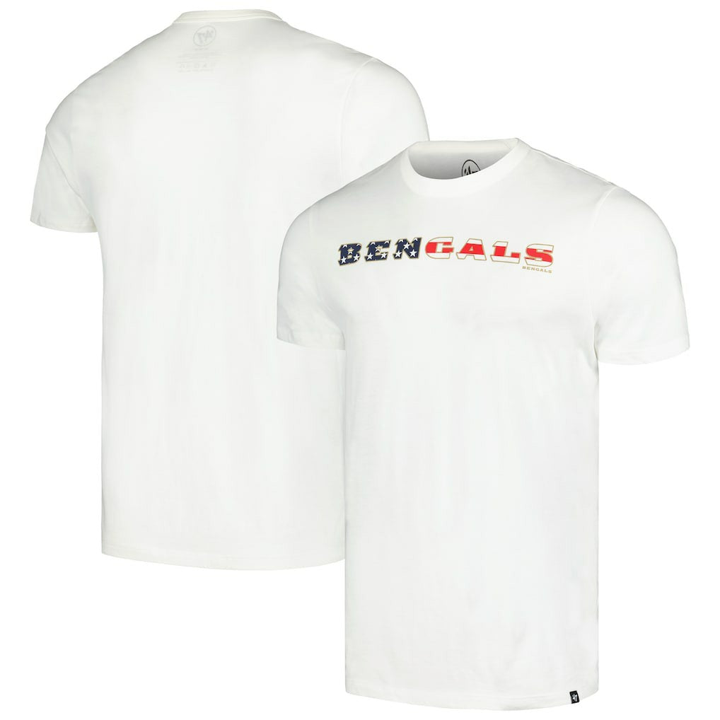Cincinnati Bengals '47 Flag Script Franklin T-Shirt White