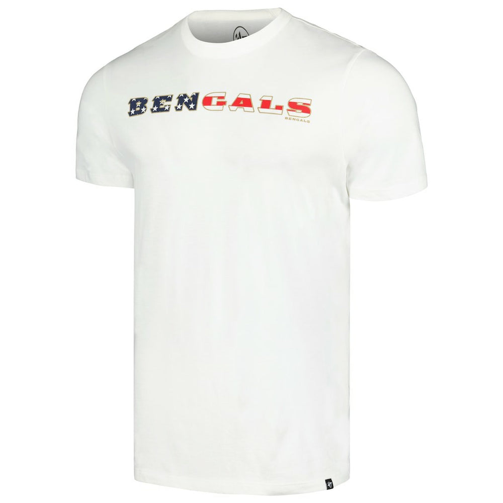Cincinnati Bengals '47 Flag Script Franklin T-Shirt White