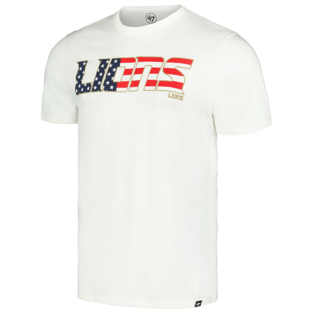 Detroit Lions '47 Flag Script Franklin T-Shirt White