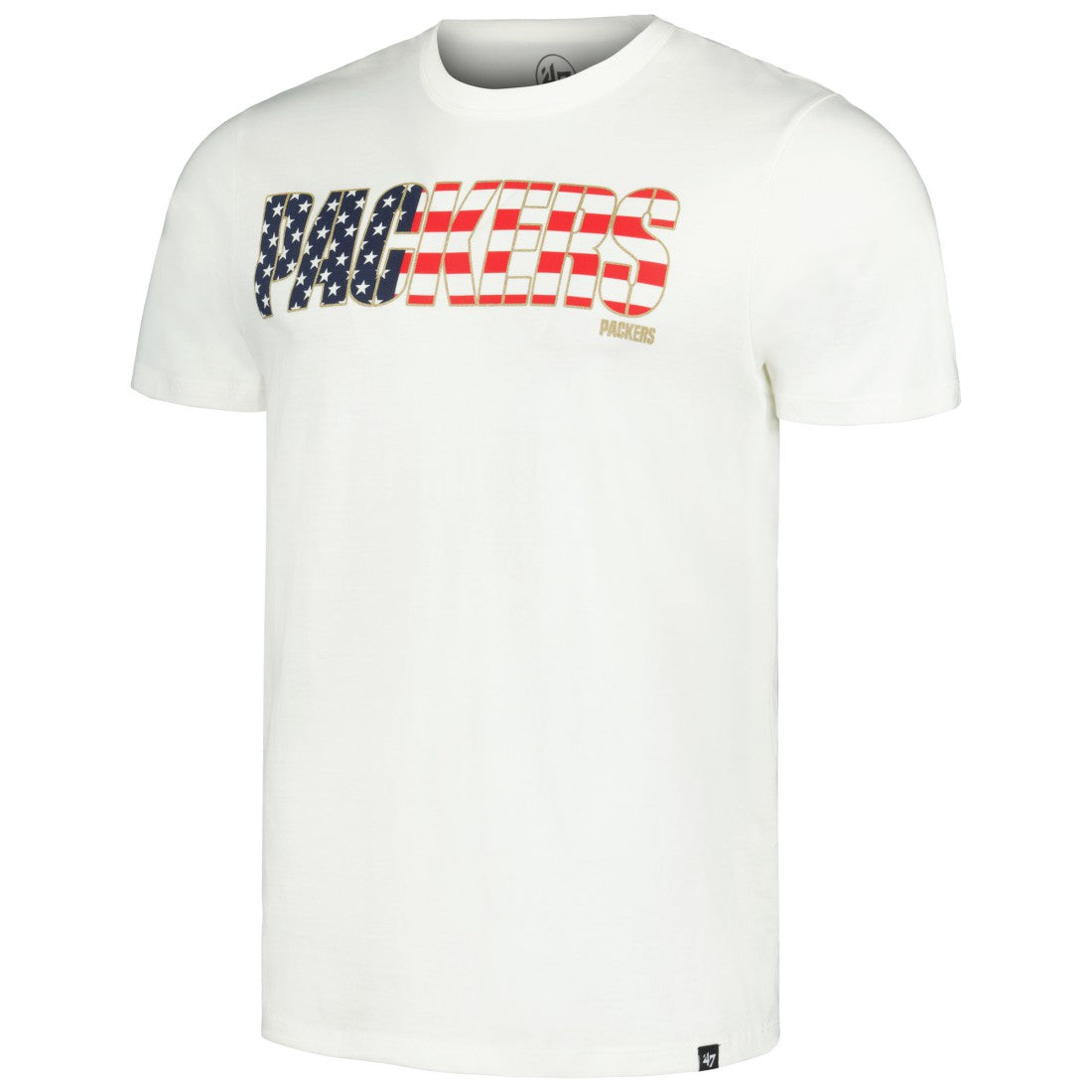 Green Bay Packers '47 Flag Script Franklin T-Shirt White