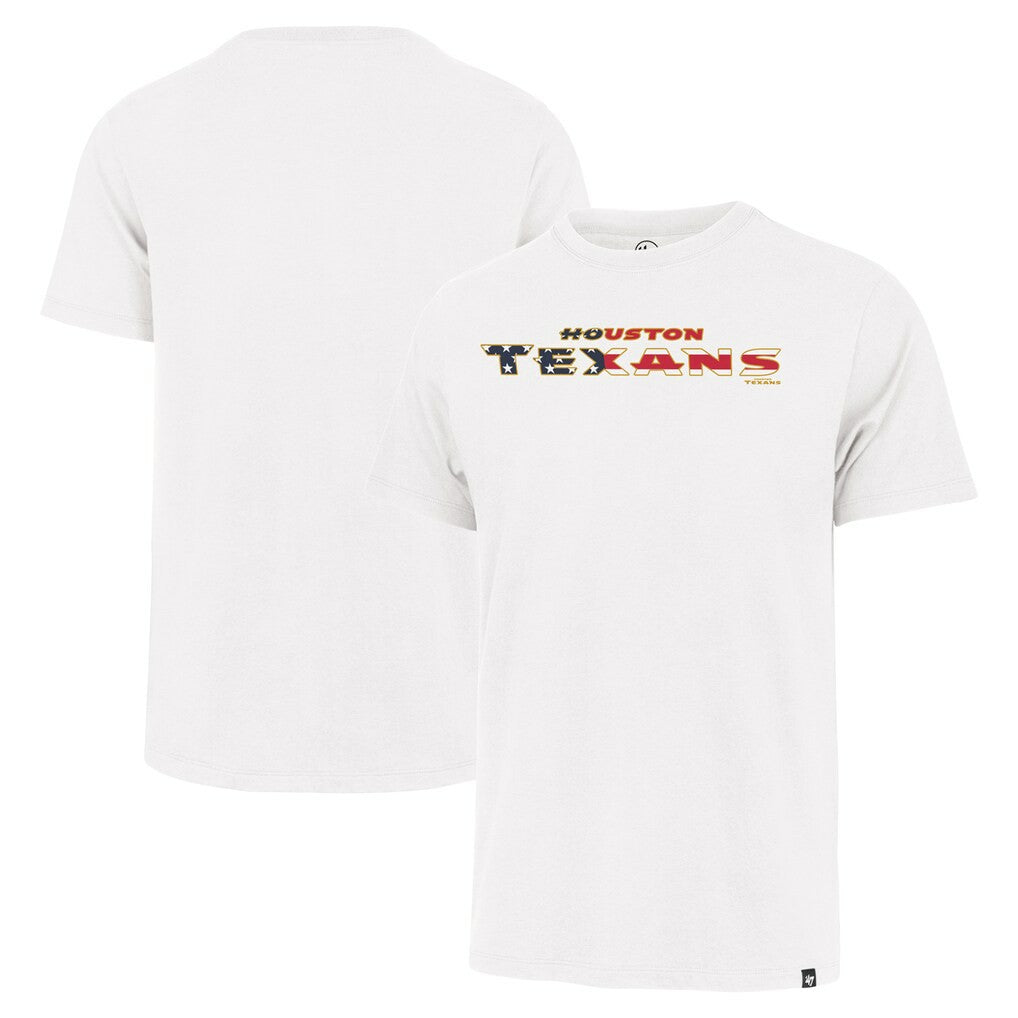 Houston Texans '47 Flag Script Franklin T-Shirt White