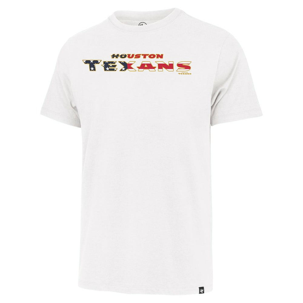 Houston Texans '47 Flag Script Franklin T-Shirt White