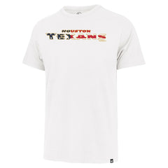 Houston Texans '47 Flag Script Franklin T-Shirt White