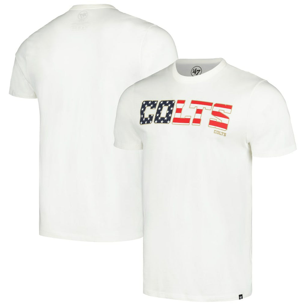 Indianapolis Colts '47 Flag Script Franklin T-Shirt White