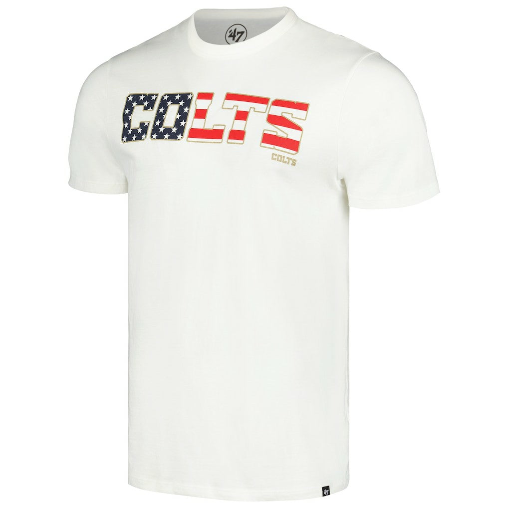 Indianapolis Colts '47 Flag Script Franklin T-Shirt White