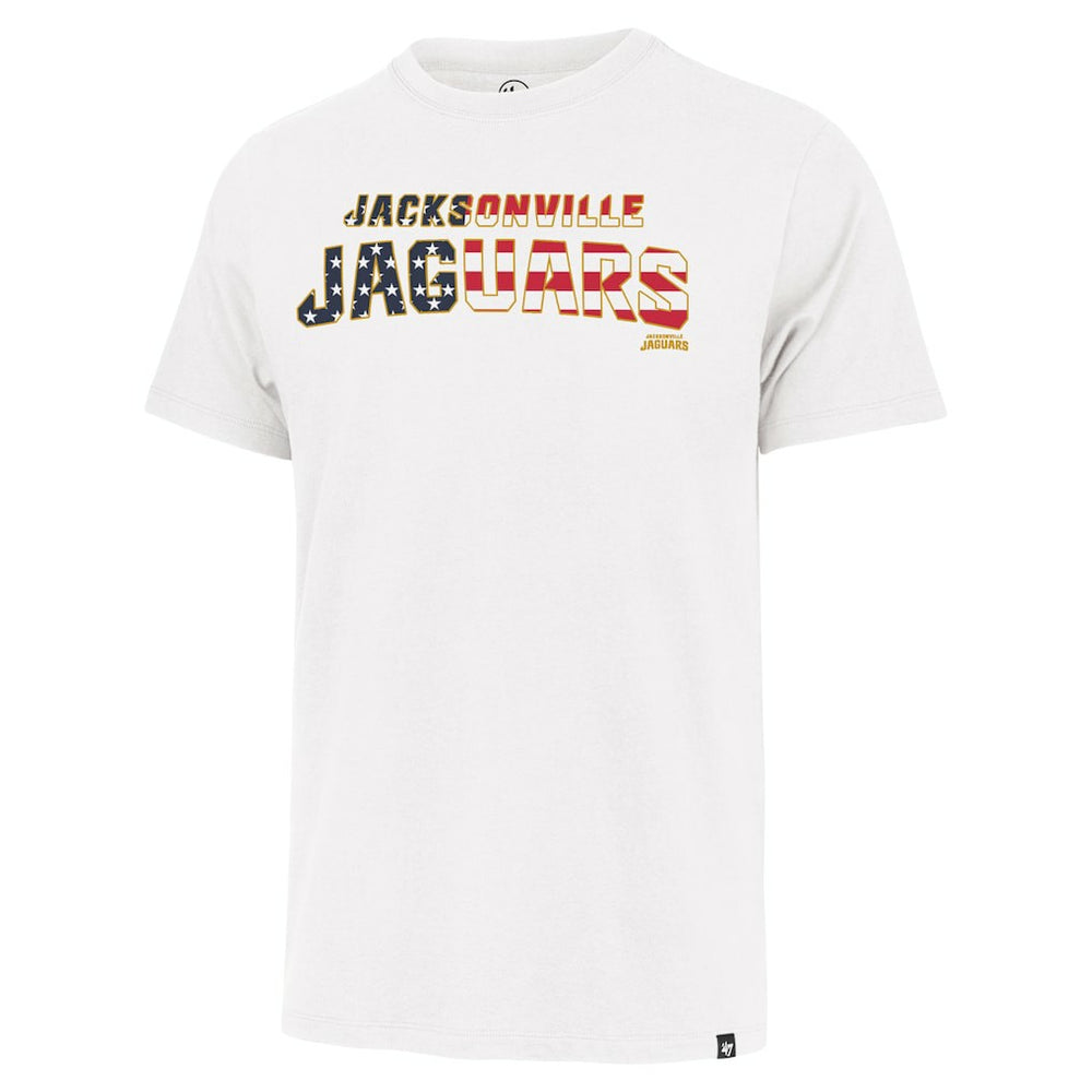 Jacksonville Jaguars '47 Flag Script Franklin T-Shirt White