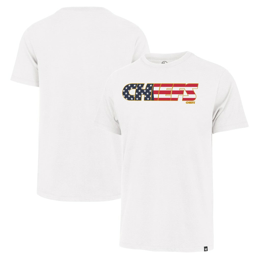 Kansas City Chiefs '47 Flag Script Franklin T-Shirt White