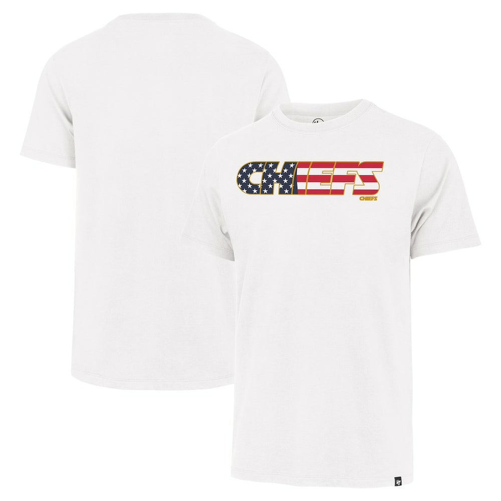 Kansas City Chiefs '47 Flag Script Franklin T-Shirt White