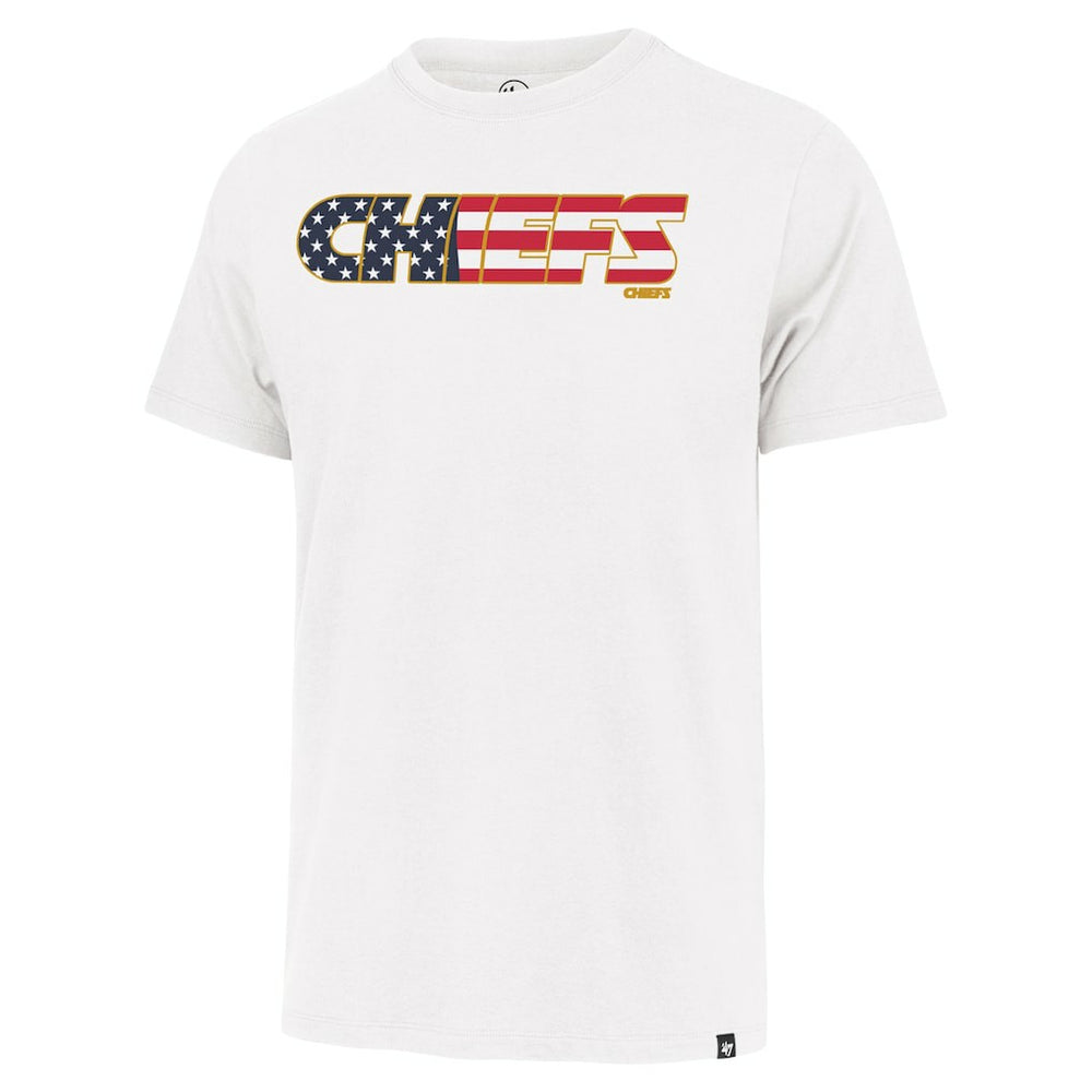 Kansas City Chiefs '47 Flag Script Franklin T-Shirt White