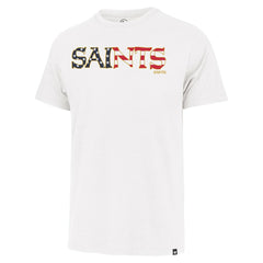 New Orleans Saints '47 Flag Script Franklin T-Shirt White