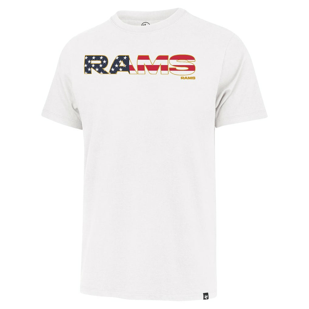 Los Angeles Rams '47 Flag Script Franklin T-Shirt White
