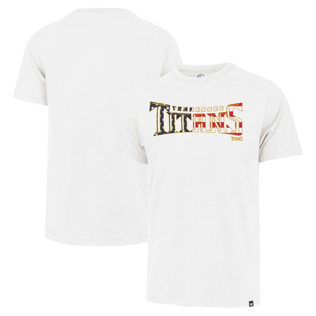 Tennessee Titans '47 Flag Script Franklin T-Shirt White