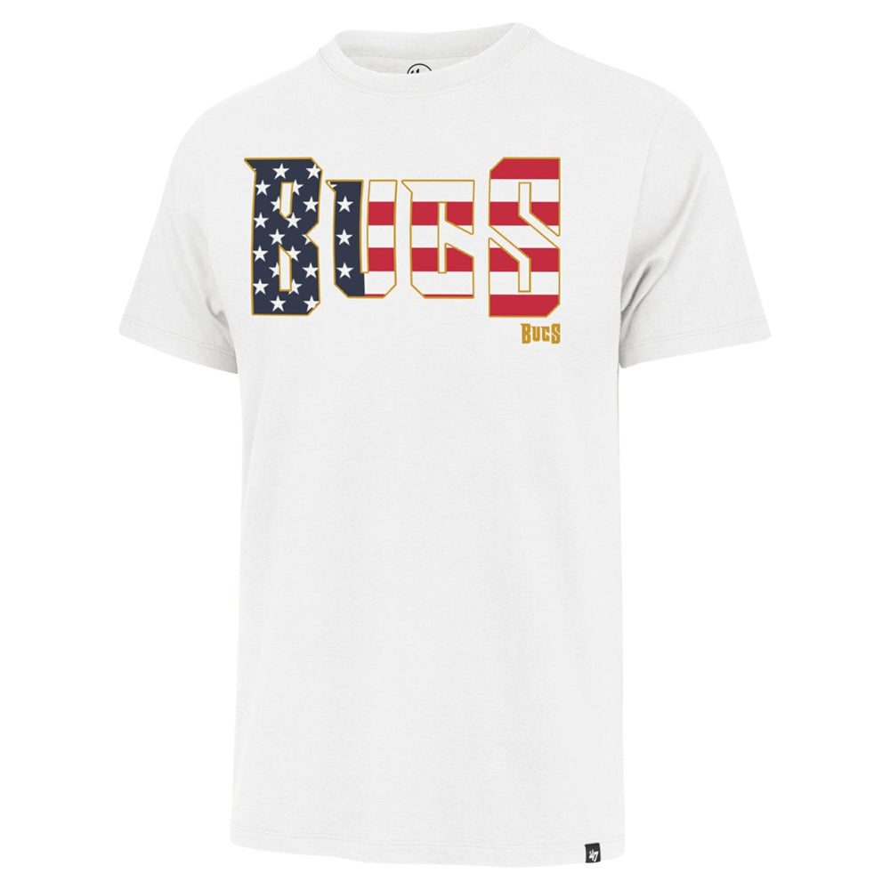 Tampa Bay Buccaneers '47 Flag Script Franklin T-Shirt White