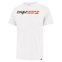 Los Angeles Chargers '47 Flag Script Franklin T-Shirt White