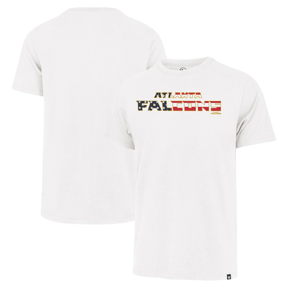 Atlanta Falcons '47 Flag Script Franklin T-Shirt White