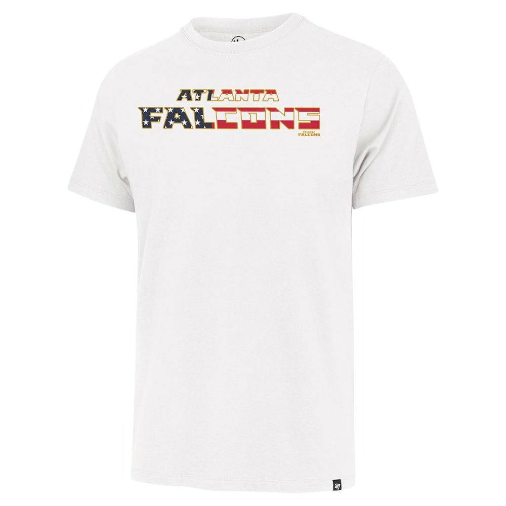 Atlanta Falcons '47 Flag Script Franklin T-Shirt White