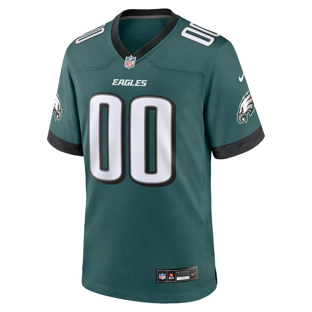 Philadelphia Eagles Custom Game Jersey Midnight Green