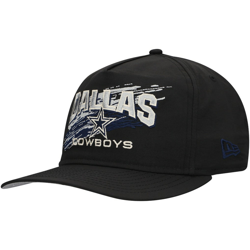 Dallas Cowboys New Era Throwback Brush Golfer Snapback Hat Black