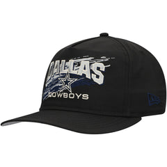 Dallas Cowboys New Era Throwback Brush Golfer Snapback Hat Black