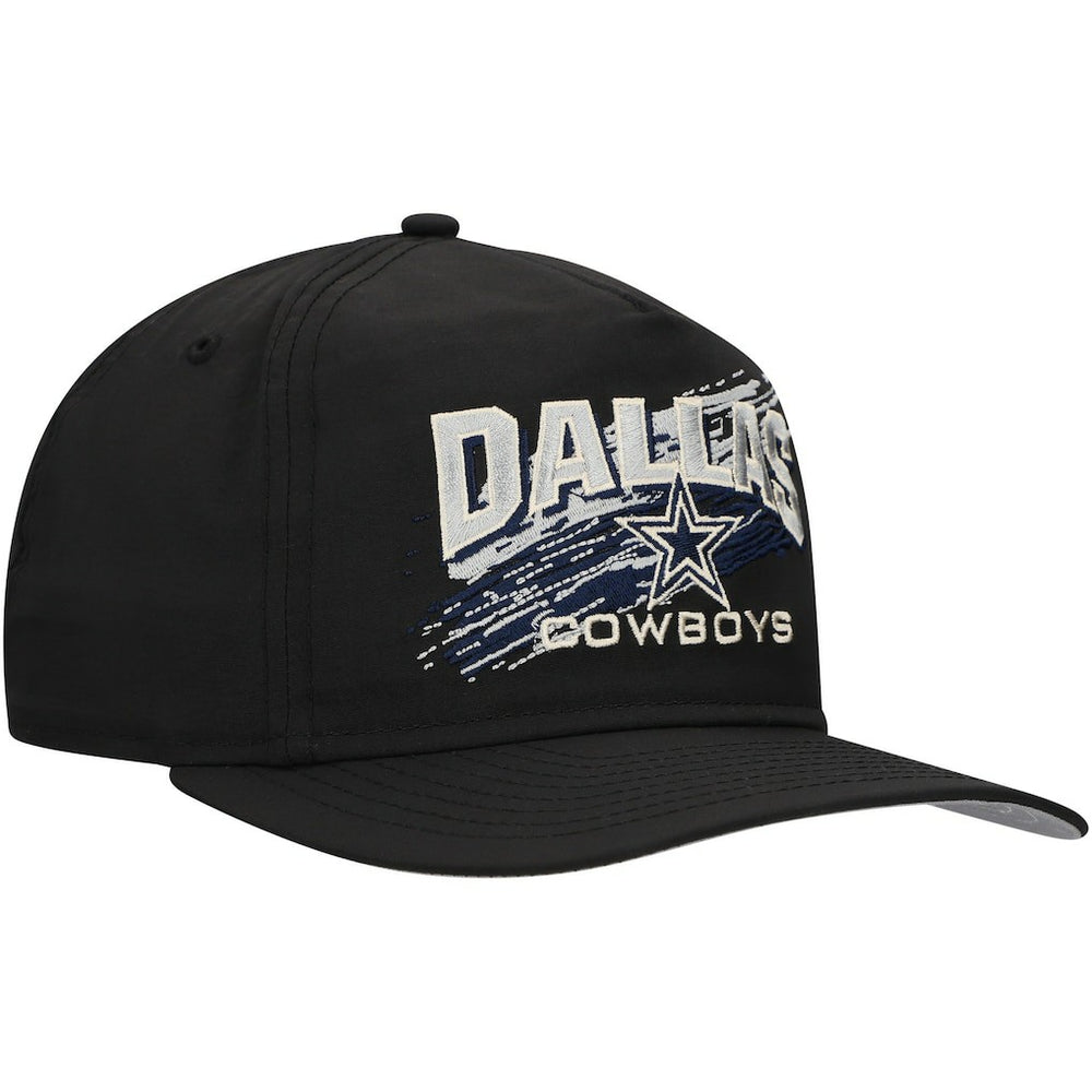 Dallas Cowboys New Era Throwback Brush Golfer Snapback Hat Black