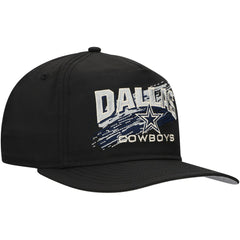 Dallas Cowboys New Era Throwback Brush Golfer Snapback Hat Black