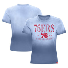 Philadelphia 76ers Sportiqe Women's Arcadia Sun-Dipped T-Shirt Royal