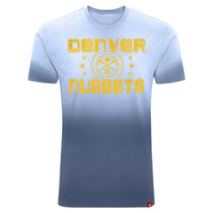 Denver Nuggets Sportiqe Unisex Bingham Sun-Fade T-Shirt Blue