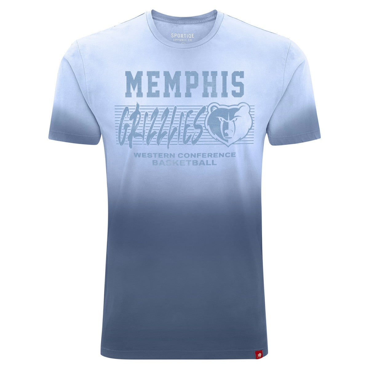 Memphis Grizzlies Sportiqe Unisex Bingham Sun-Fade T-Shirt Navy