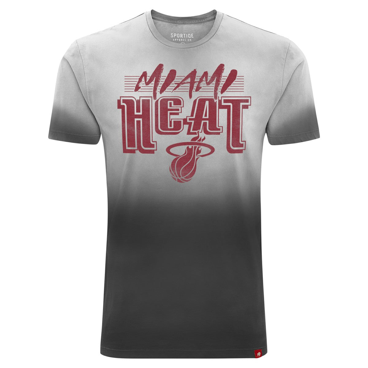 Miami Heat Sportiqe Unisex Bingham Sun-Fade T-Shirt Black