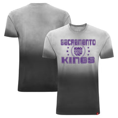 Sacramento Kings Sportiqe Unisex Bingham Sun-Fade T-Shirt Black