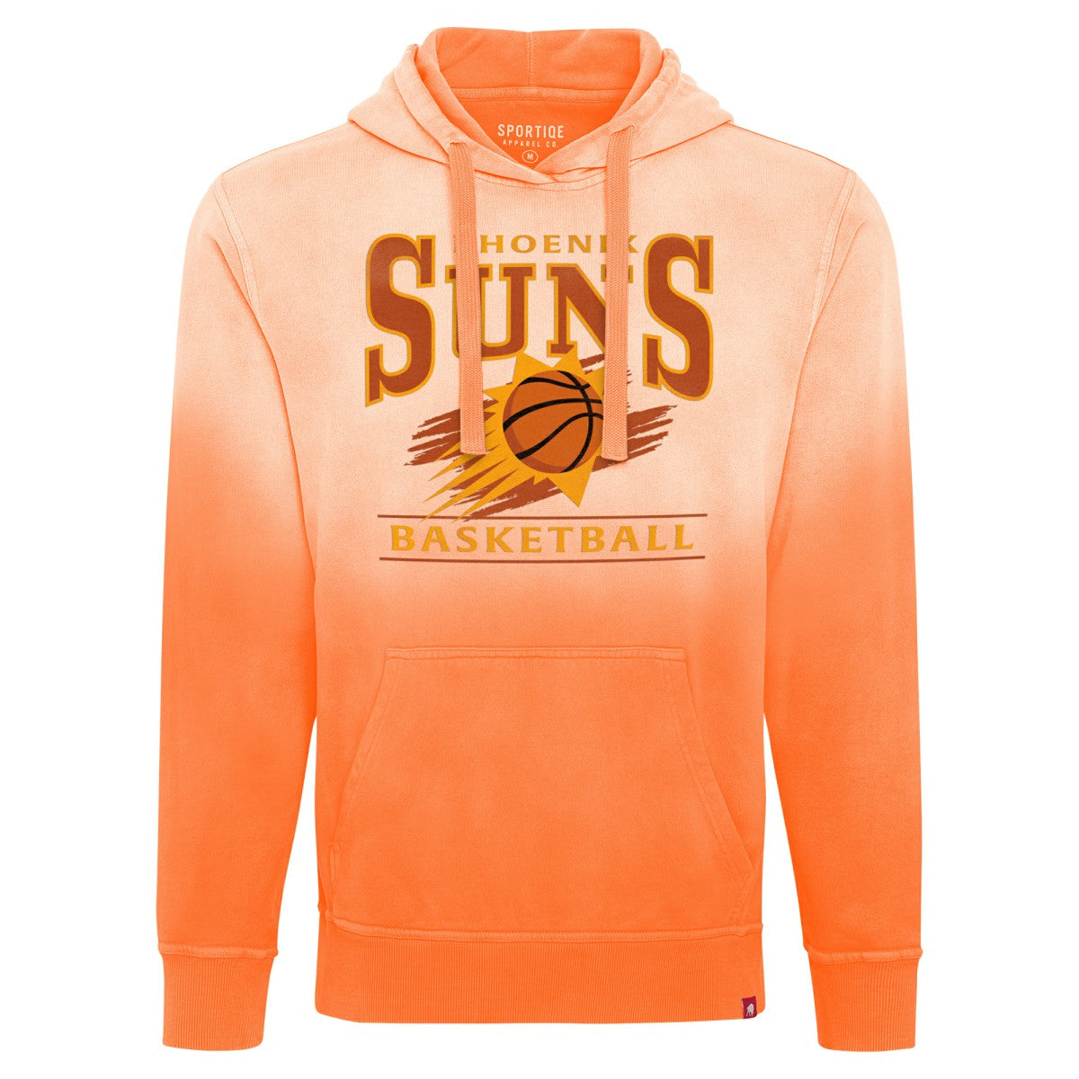 Phoenix Suns Sportiqe Unisex Blake Sun-Fade Pullover Hoodie Orange