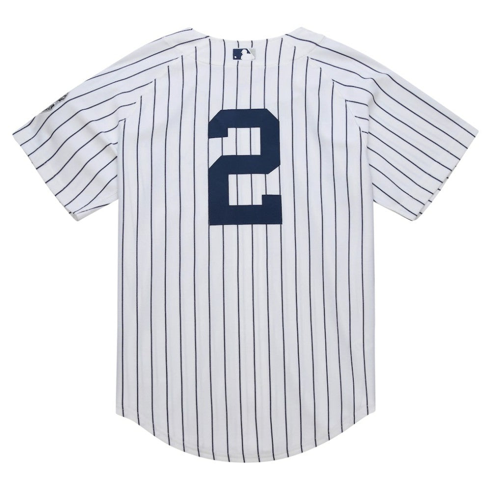 Derek Jeter New York Yankees Mitchell & Ness 2014 Cooperstown Collection Authentic Throwback Jersey - White Jerseys