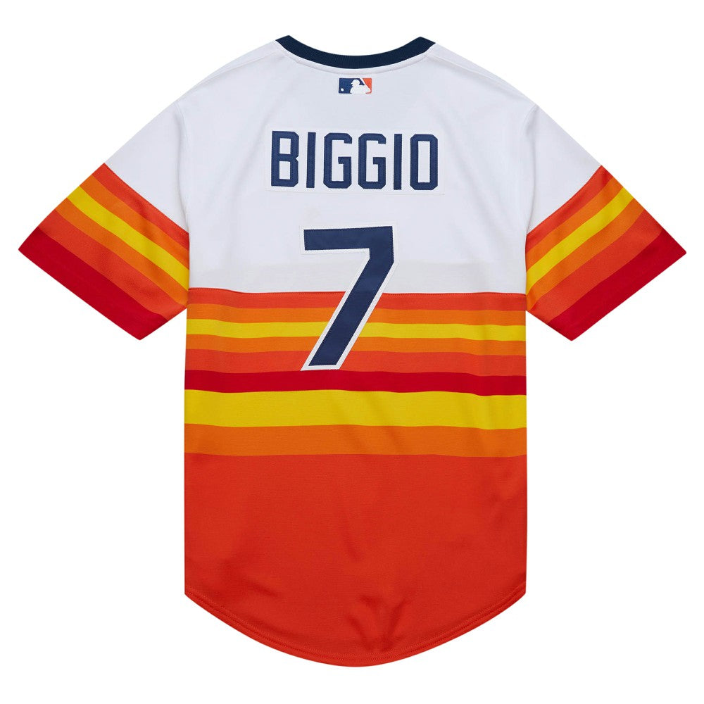Craig Biggio Houston Astros Mitchell & Ness 2004 Cooperstown Collection Authentic Throwback Jersey - White Jerseys